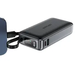 Зовнішній акумулятор Acefast M7 PD30W power bank with cable 10000mAh, Black (6974316283379) - мініатюра 5
