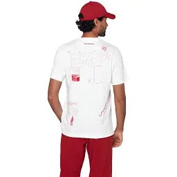 Футболка Mammut Base T-Shirt Men Multi-Pitch M white - мініатюра 5