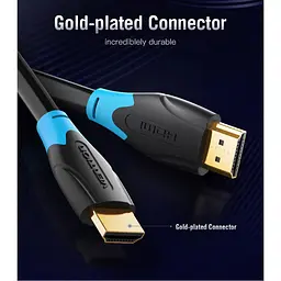 Кабель Vention HDMI to HDMI V1.4 5m Black (AACBJ) [170521] - мініатюра 6