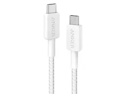 Кабель USB Type-C ANKER USB-C to USB-C 1.8m White (A81F6H21)