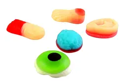 Желейні цукерки Amos Halloween Gummy Candy Body Parts 225 g - мініатюра 5