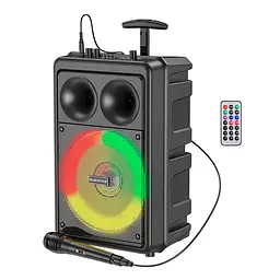 Портативна акустика Borofone BP9 Bluetooth караоке з мікрофоном та пультом 10 W - мініатюра 2