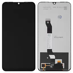 Дисплей для Xiaomi Redmi Note 8, чорний, без логотипу, без рамки, M1908C3JH, M1908C3JG, M1908C3JI