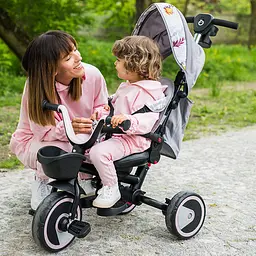 Велосипед триколісний MoMi INVIDIA Black - мініатюра 9