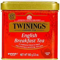 Чай чорний Twinings English Breakfast, 100 г (109094)