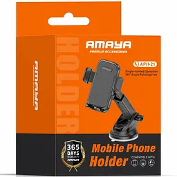 Автотримач Amaya APH-21 (center console) Black - мініатюра 2