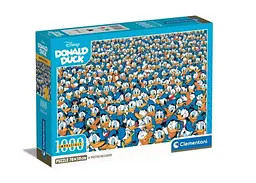 Пазл Clementoni Impossible: Дональд Дак, Disney (Impossible Disney Donald Duck Puzzle - 1000 pcs.), колаж, 1000 ел. (39799)