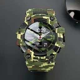 Смарт-годинник Skmei S231 силіконовий ремінець Army Camouflage (16696) - мініатюра 4