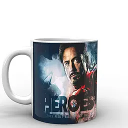 Кухоль GeekLand Залізна Людина Iron Man герой IM.02.013 330 мл білий - мініатюра 2