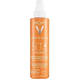 Сонцезахисний водостійкий спрей-флюїд Vichy Capital Soleil для тіла SPF50+ 200 мл (MB494300)