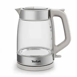 Електрочайник Tefal Glass Kettle 1.7 л скло з підсвіткою біло-срібний kuh0015398 - мініатюра 2