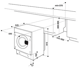 Пральна машина Whirlpool BIWMWG71484E із сушаркою - мініатюра 11