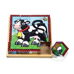 Кубики Melissa&Doug Ферма 16 елементів (MD775) - мініатюра 4