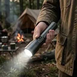 Ручний акумуляторний ліхтарик BL CB X86 / Потужний ручний ліхтарик далекого світіння - мініатюра 4