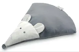 Матрац килимок для собак та котів Zoo-hunt Мишка №2 70х70 см сірий (ZH2309-7)