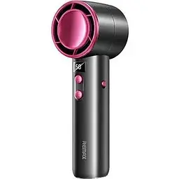 Фен Remax F32 Fonry Series 100-gear Stepless High-speed Handheld Fan Gunmetal фіолетовий