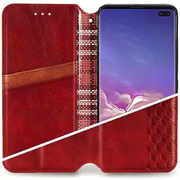 Чохол-книжка GETMAN Cubic (PU) для Xiaomi Redmi Note 10 5G / Poco M3 Pro (Red) [59757] - мініатюра 2