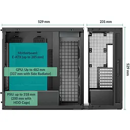 Корпус Arctic Xtender VG без БП Mirror Black (ACPCC00019A) - мініатюра 11