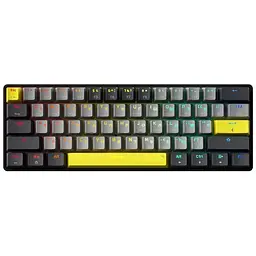 Клавіатура GamePro MK130G Pro Outemu Red Switch Hot-Swap 60 RGB USB/Wireless/Bluetooth Black (MK130G Pro)
