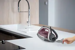 Праска Tefal Ultragliss Plus FV6840E0 з подачею пари сірий з бордовим (FV6840E0) - мініатюра 7