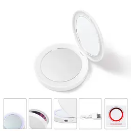 Кишенькове дзеркало для макіяжу UFT CM2 з LED підсвічуванням - мініатюра 4