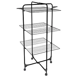 Сушарка для білизни підлогова Casa Si Athletic 3 Black (CS92185E04E), Чорний