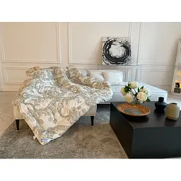 Силиконовая подушка Руно Luxury на молнии 40х60 см бежевая - миниатюра 11