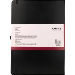 Блокнот Axent Partner Grand, 210х295 мм, 100 арк., клітинка, чорний (8203-01-A) - мініатюра 3