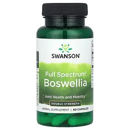 Босвелія Swanson Boswellia Double Strength 800 mg 60 caps (1086-100-35-0648434-20)