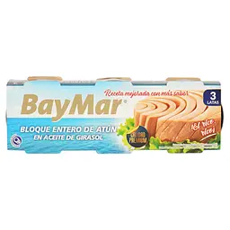 Набір тунець в соняшниковій олії BayMar Atun en Aceite vegetal 230 г (3 x 77 г)
