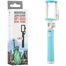 Монопод для селфі Smart зі шнуром SS33 NEW-YORK Selfie Stick Blue
