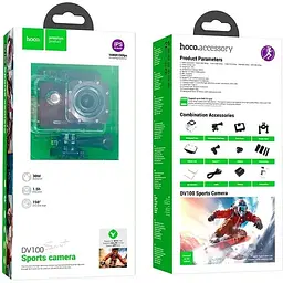 Екшн-камера Hoco DV100 sports Camera (6942007616799) - мініатюра 7