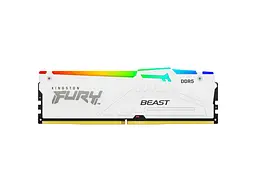 Модуль пам'яті Kingston FURY 32 GB DDR5 6000 MHz Beast RGB EXPO White (KF560C36BWEA-32) - мініатюра 1