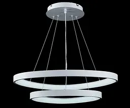 Люстра світлодіодна Splendid Ray L2550/650+450/2 LED, 2 лампи, регулювання світла, білий колір, сучасний стиль для дому - мініатюра 2