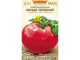 Максі НАСІННЯ УКРАЇНИ Томат Високорослий МІКАДО ЧЕРВОНИЙ (10 пачок) 1 г