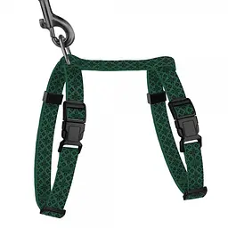 Шлей з поводком для котів та собак Barksi Urban Вишиванка Зелена 2XS 15-23 см 57/8814 - мініатюра 2