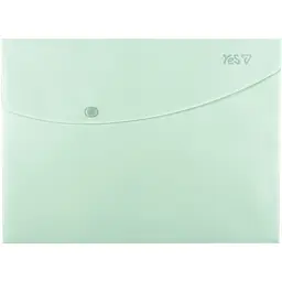 Папка-конверт Yes Fusion Turquoise А4 на кнопці (492413) - мініатюра 3