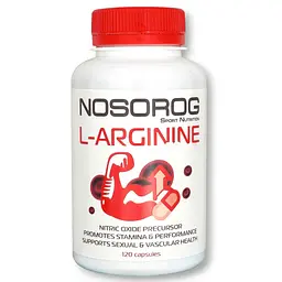 Амінокислота Nosorog L-Arginine 500mg, 120 капсул