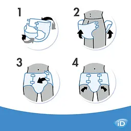 Підгузки для дорослих iD SLIP Plus Large, 30 шт. - мініатюра 6