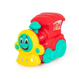 Дитяча іграшкова машинка "Паровоз" Baby Team 8620_паровозик_червоний