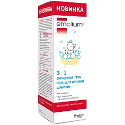 Шампунь-гель для душу 3 в 1 Emolium 400 мл - мініатюра 4