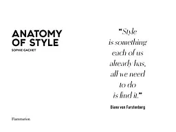 Anatomy of Style - мініатюра 3