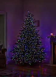Гірлянда Нитка вулична 1000 LED 100 м на сонячній батареї чорна, мультиколор GarlandoPro SB1000L100MBML - мініатюра 3