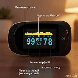 Пульсоксиметр ArhiMED PulsePro X1 - мініатюра 10