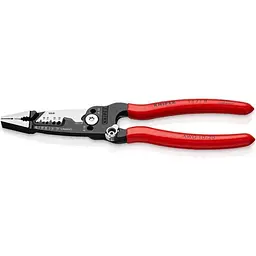 Кліщі багатофункціональні для електромонтажних робіт, 200мм KNIPEX 13 71 8, фосфатовані