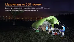 Кемпінговий ліхтар Fenix CL30R з функцією Powerbank (Чорний) - мініатюра 2