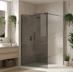 Душова стінка Rea Flexi 130x195 grey tytan KPL-K99481 - мініатюра 6
