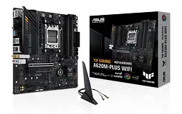 ASUS Материнcька плата TUF GAMING A620M-PLUS WIFI sAM5 A620 4xDDR5 HDMI DP mATX - мініатюра 9