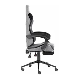 Крісло ігрове GT Racer X-2324 Gray/Black (X-2324 Fabric Gray/Black Suede) - мініатюра 4