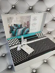 Комплект постільної білизни Zigo Turquoise Євро Belizza pbe0042039 - мініатюра 4